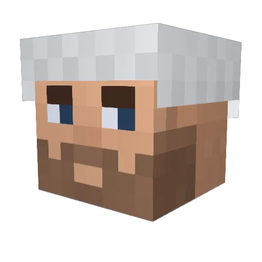 DoJa94 Minecraft avatar head, 3D render