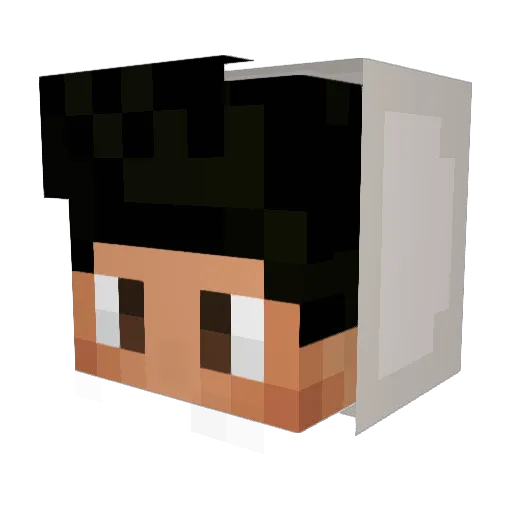DoK_LLloK Minecraft avatar head, 3D render