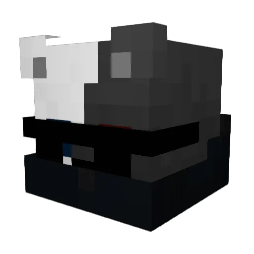 DoLdik Minecraft avatar head, 3D render