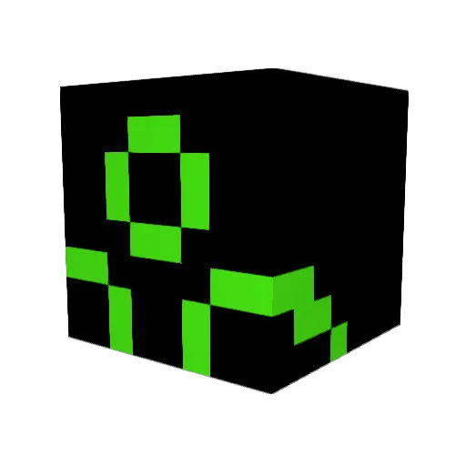 DoMorna Minecraft avatar head, 3D render