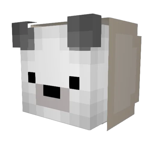 DoNotOnline Minecraft avatar head, 3D render