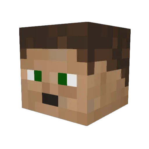 DoVistrow Minecraft avatar head, 3D render