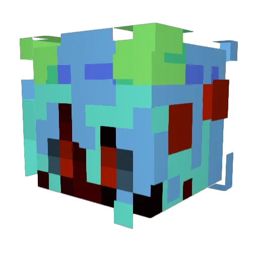 DoYouWonder Minecraft avatar head, 3D render