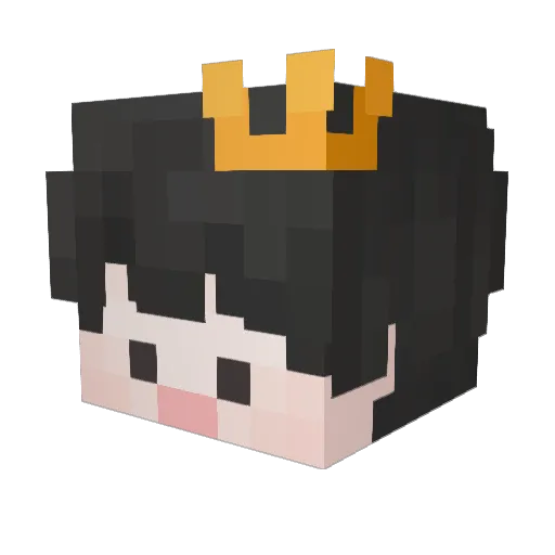 Do_Kyeong Minecraft avatar head, 3D render