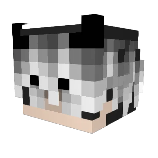 Do_Tien Minecraft avatar head, 3D render