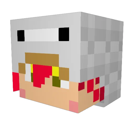 Do__ Minecraft avatar head, 3D render