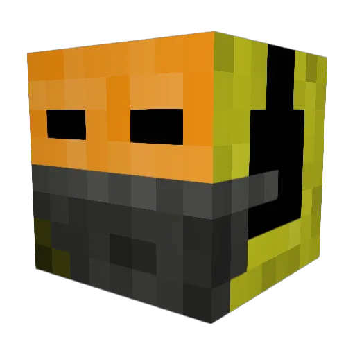 Dobby004 Minecraft avatar head, 3D render