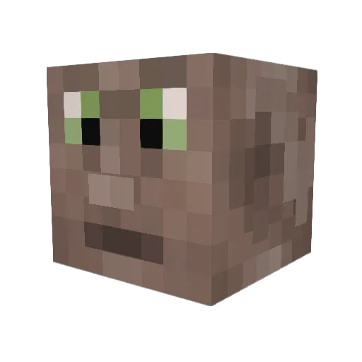 Dobby1811 Minecraft avatar head, 3D render