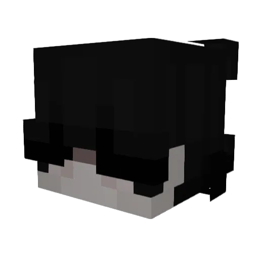DobleL0 Minecraft avatar head, 3D render