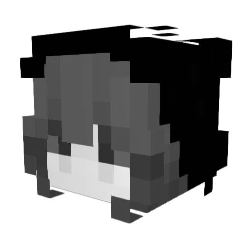 Dobrawa260 Minecraft avatar head, 3D render