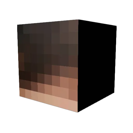 DobrevKlara Minecraft avatar head, 3D render