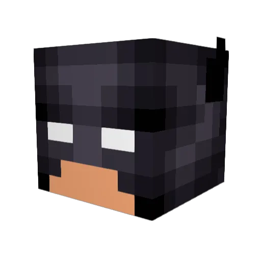 DobrySucharPL Minecraft avatar head, 3D render