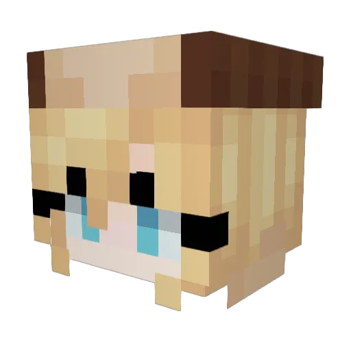 Doc6205 Minecraft avatar head, 3D render