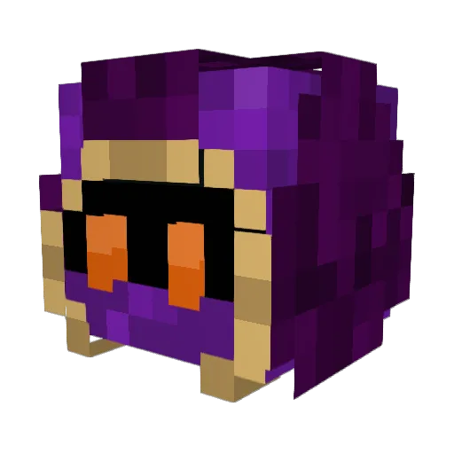 DocBeez Minecraft avatar head, 3D render