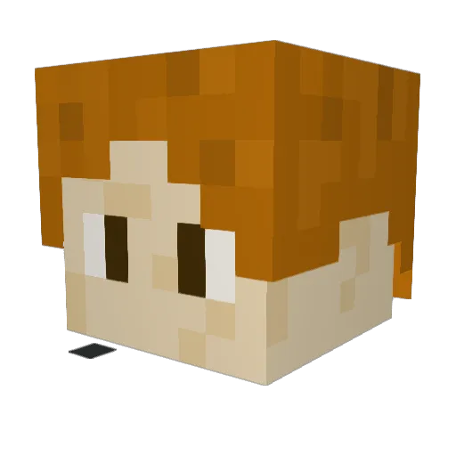 DocDeathSNR Minecraft avatar head, 3D render