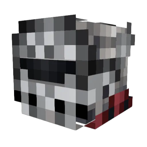 DocEstep Minecraft avatar head, 3D render