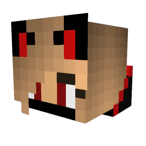 DocMcMaster Minecraft avatar head, 3D render