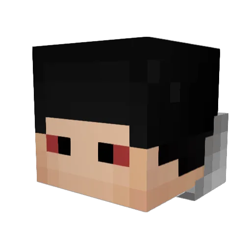DocOVG Minecraft avatar head, 3D render