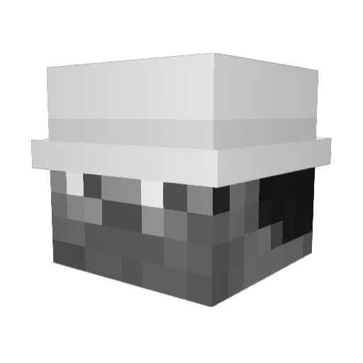 DocQ0 Minecraft avatar head, 3D render