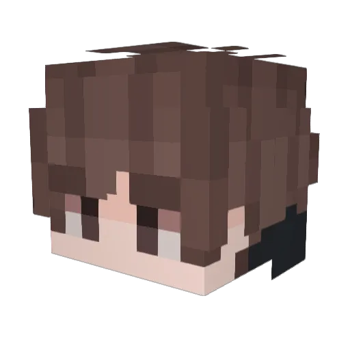 DocRizal Minecraft avatar head, 3D render