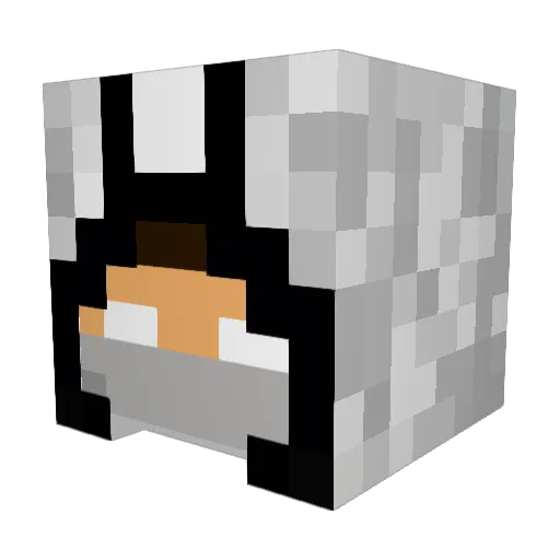 DocSexton Minecraft avatar head, 3D render