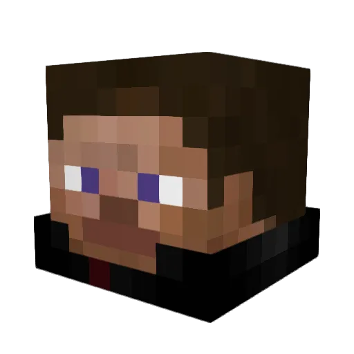 DocTheNinja Minecraft avatar head, 3D render