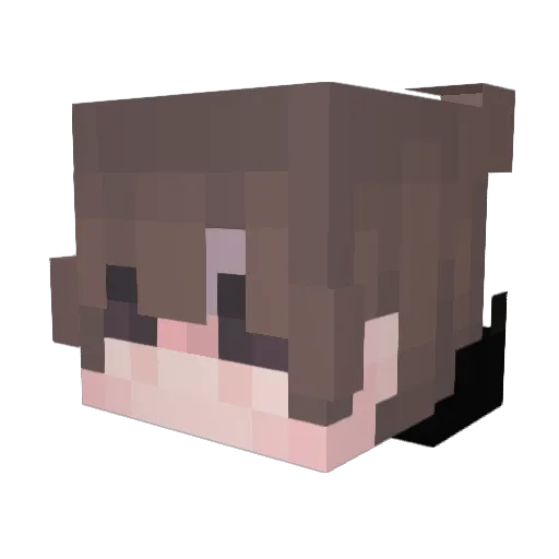 Doc_GHG Minecraft avatar head, 3D render