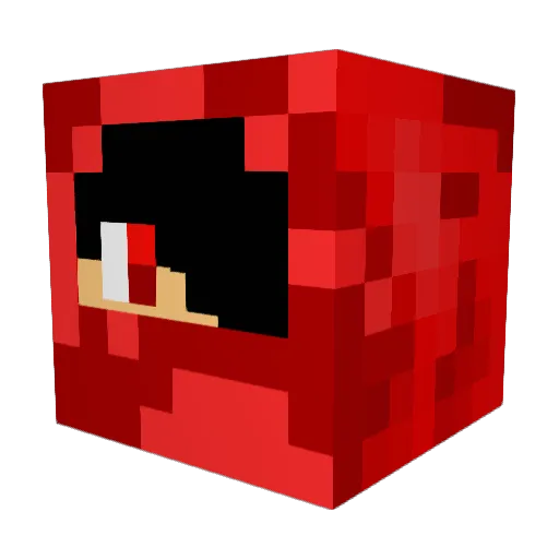 Doc_Gas Minecraft avatar head, 3D render