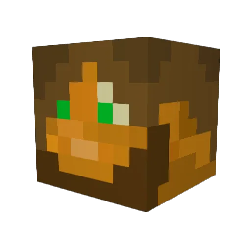 Docdull22 Minecraft avatar head, 3D render