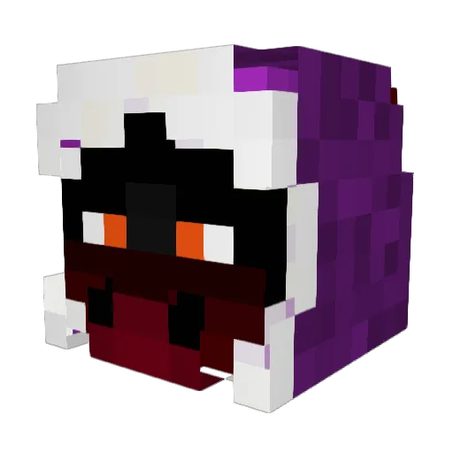 DocileAnomaly Minecraft avatar head, 3D render