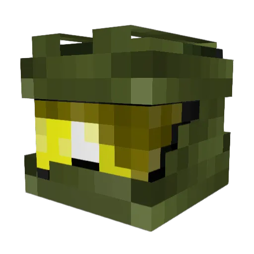 DockingJam21 Minecraft avatar head, 3D render