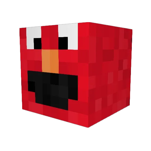 Docpop27 Minecraft avatar head, 3D render