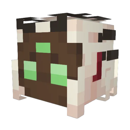 Docshadowgaming Minecraft avatar head, 3D render