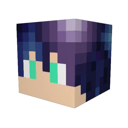 DocstorMint Minecraft avatar head, 3D render