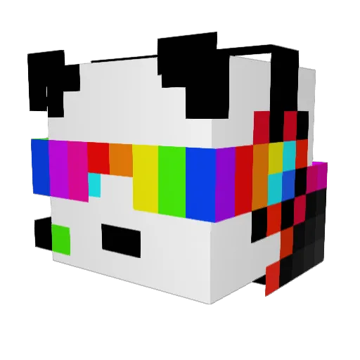 DocterZ Minecraft avatar head, 3D render