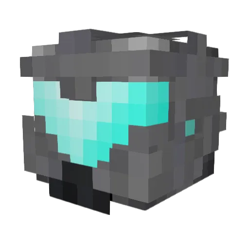 Docteur_Allen Minecraft avatar head, 3D render