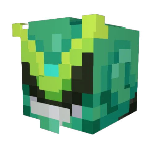 Doctor1348 Minecraft avatar head, 3D render
