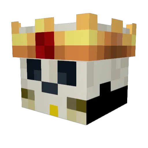 DoctorDeth Minecraft avatar head, 3D render