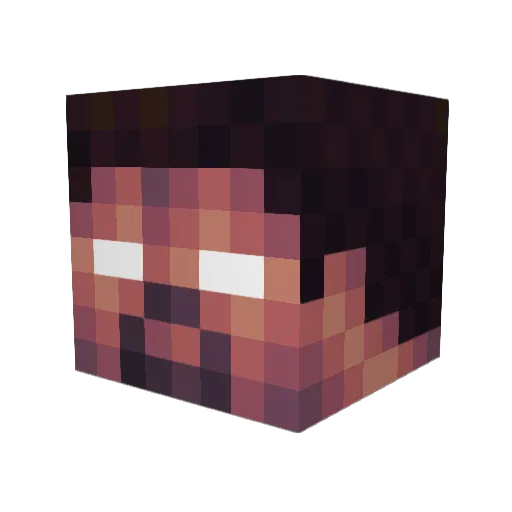 DoctorDevv Minecraft avatar head, 3D render