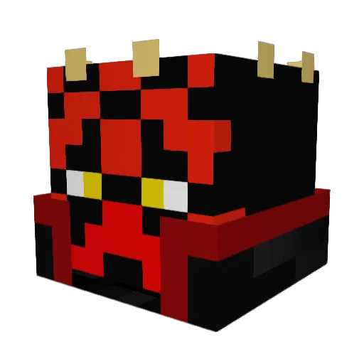 DoctorEuropa Minecraft avatar head, 3D render