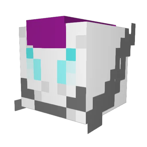 DoctorJ3C Minecraft avatar head, 3D render