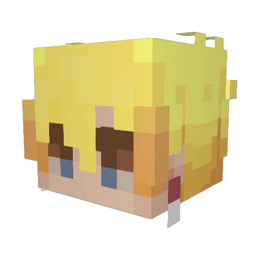 DoctorKONAN Minecraft avatar head, 3D render