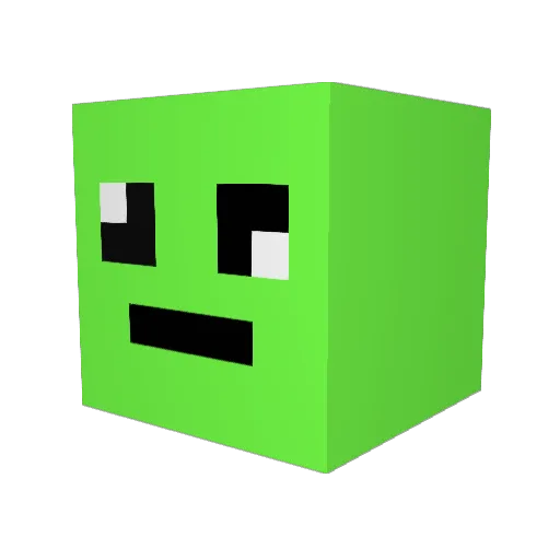 DoctorMundo Minecraft avatar head, 3D render