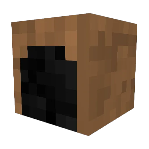 DoctorNo_ Minecraft avatar head, 3D render