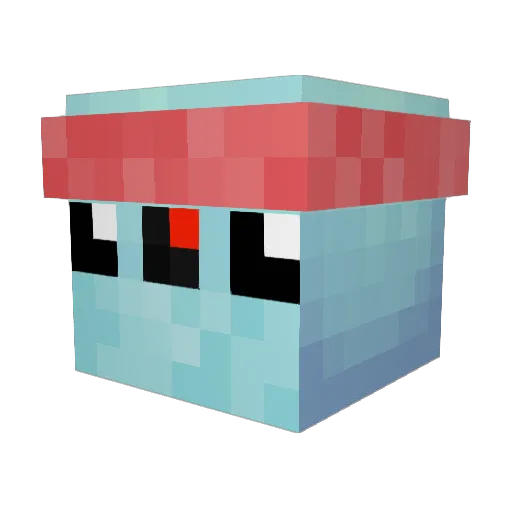 DoctorSneezyBug Minecraft avatar head, 3D render