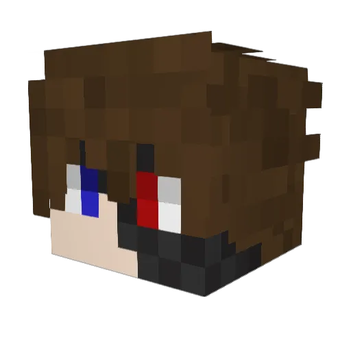 DoctorWeedZ Minecraft avatar head, 3D render