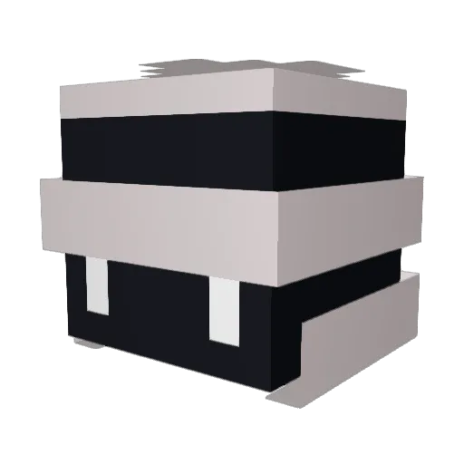 DoctorWhite__TW Minecraft avatar head, 3D render