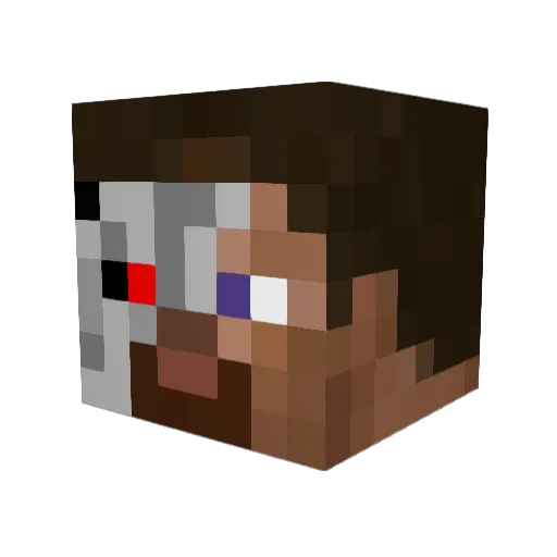 Doctor_Banner Minecraft avatar head, 3D render