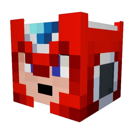 Doctor_Deanster Minecraft avatar head, 3D render