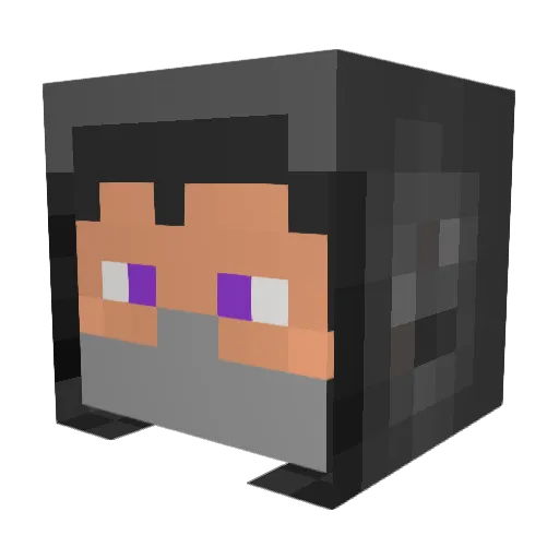 Doctor_Tapir Minecraft avatar head, 3D render